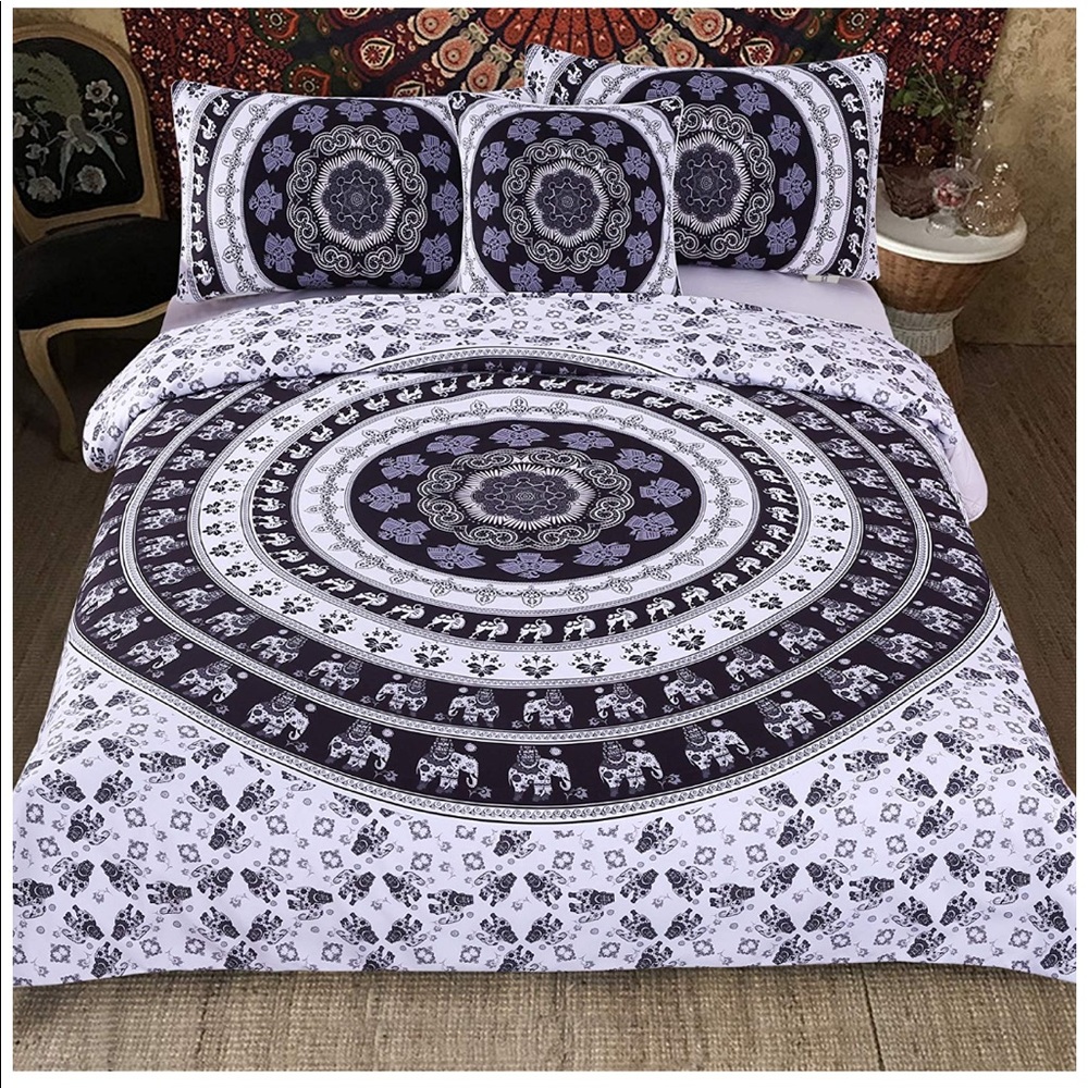 4 pc. Sleepwish Indian Mandala King Duvet Set NEW